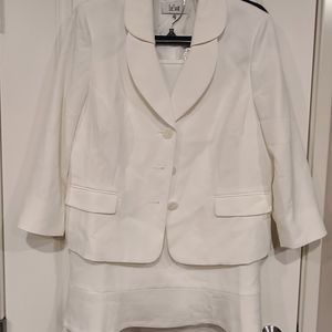 Ivory business suit